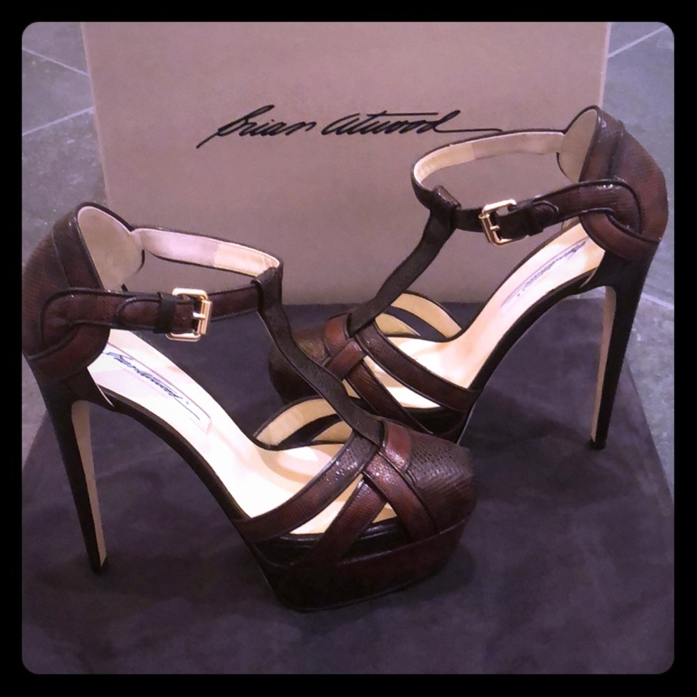 Brian Atwood platform heel